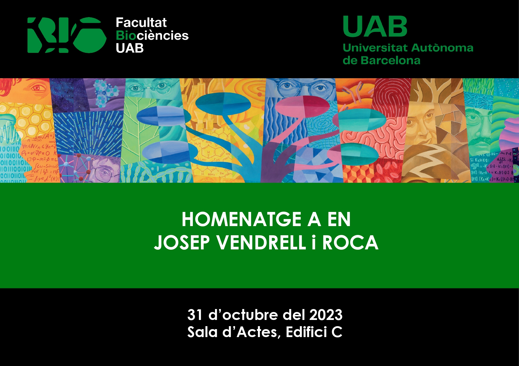 Cartell acte homentatge Josep Vendrell